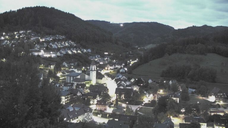 Dieses Bild zeigt eine Webcam-Aufnahme von Ottenhöfen, aufgenommen am Donnerstag, den 24.09.2026 um 06:40 Uhr