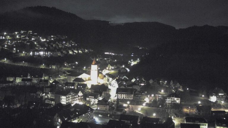 Dieses Bild zeigt eine Webcam-Aufnahme von Ottenhöfen, aufgenommen am Montag, den 30.03.2026 um 21:00 Uhr