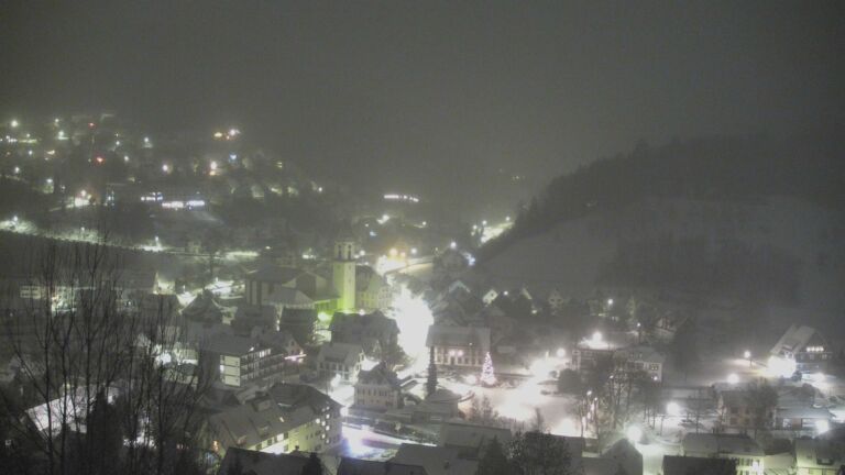 Dieses Bild zeigt eine Webcam-Aufnahme von Ottenhöfen, aufgenommen am Dienstag, den 06.01.2026 um 06:50 Uhr