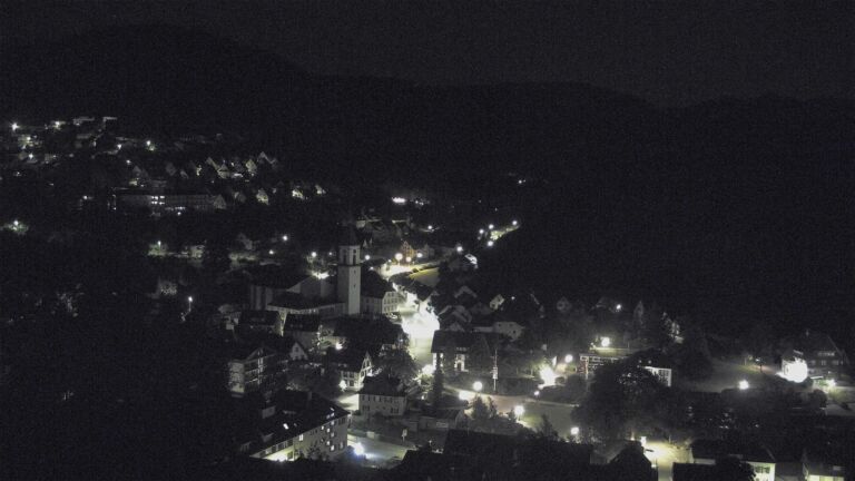 Dieses Bild zeigt eine Webcam-Aufnahme von Ottenhöfen, aufgenommen am Montag, den 08.06.2026 um 01:30 Uhr