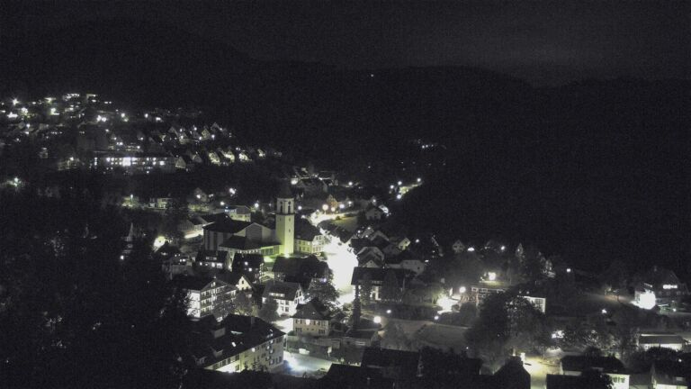 Dieses Bild zeigt eine Webcam-Aufnahme von Ottenhöfen, aufgenommen am Sonntag, den 11.10.2026 um 20:40 Uhr