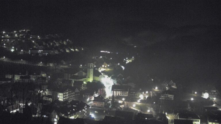 Dieses Bild zeigt eine Webcam-Aufnahme von Ottenhöfen, aufgenommen am Donnerstag, den 19.02.2026 um 05:00 Uhr