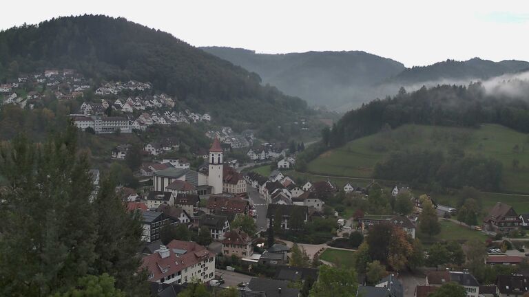 Dieses Bild zeigt eine Webcam-Aufnahme von Ottenhöfen, aufgenommen am Dienstag, den 20.10.2026 um 10:40 Uhr