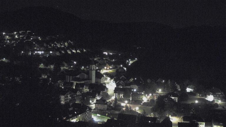 Dieses Bild zeigt eine Webcam-Aufnahme von Ottenhöfen, aufgenommen am Sonntag, den 10.05.2026 um 00:30 Uhr