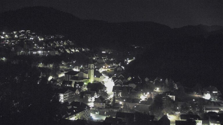 Dieses Bild zeigt eine Webcam-Aufnahme von Ottenhöfen, aufgenommen am Mittwoch, den 30.09.2026 um 20:30 Uhr
