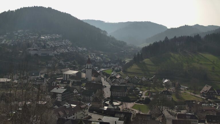 Dieses Bild zeigt eine Webcam-Aufnahme von Ottenhöfen, aufgenommen am Samstag, den 07.03.2026 um 11:10 Uhr