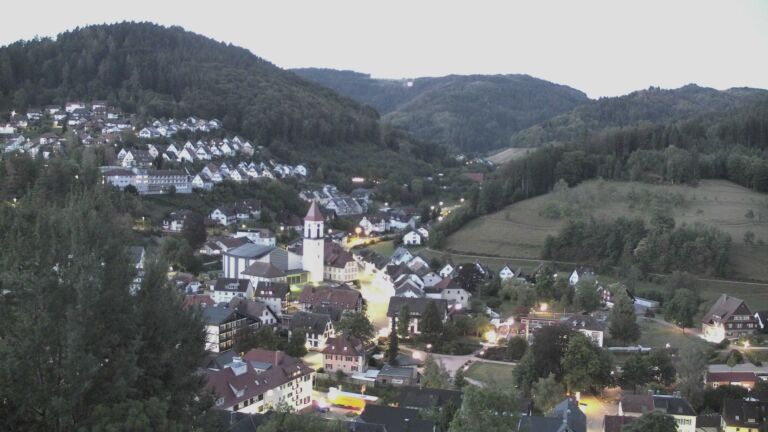 Dieses Bild zeigt eine Webcam-Aufnahme von Ottenhöfen, aufgenommen am Donnerstag, den 03.09.2026 um 06:10 Uhr
