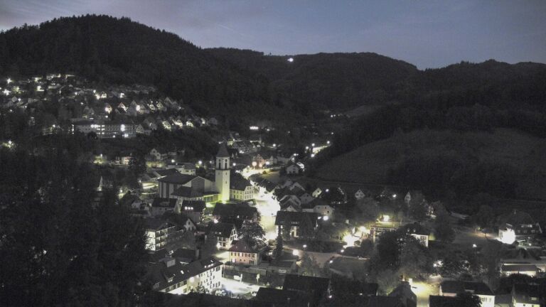 Dieses Bild zeigt eine Webcam-Aufnahme von Ottenhöfen, aufgenommen am Dienstag, den 29.09.2026 um 06:30 Uhr