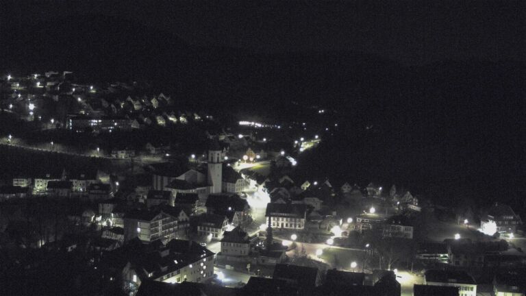 Dieses Bild zeigt eine Webcam-Aufnahme von Ottenhöfen, aufgenommen am Freitag, den 20.03.2026 um 01:00 Uhr