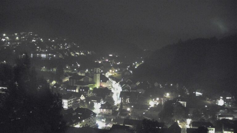Dieses Bild zeigt eine Webcam-Aufnahme von Ottenhöfen, aufgenommen am Donnerstag, den 01.10.2026 um 20:00 Uhr