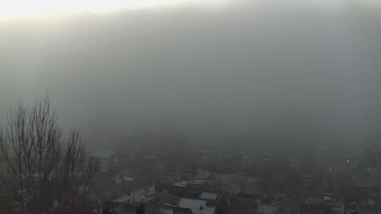 Dieses Bild zeigt eine Webcam-Aufnahme von Ottenhöfen, aufgenommen am Sonntag, den 28.12.2025 um 08:00 Uhr