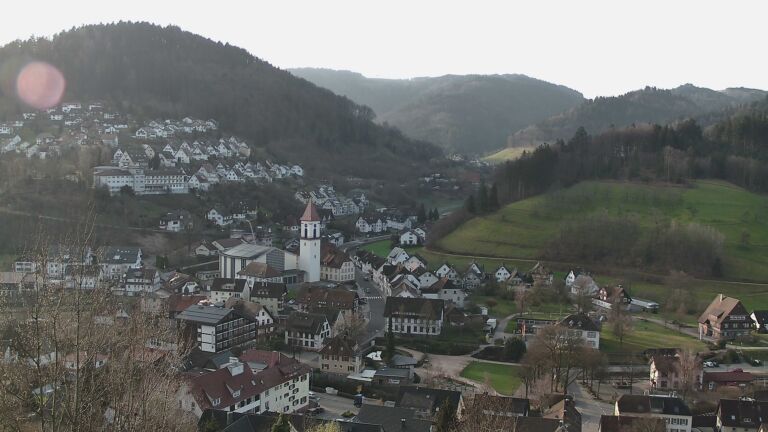 Dieses Bild zeigt eine Webcam-Aufnahme von Ottenhöfen, aufgenommen am Dienstag, den 10.03.2026 um 08:10 Uhr