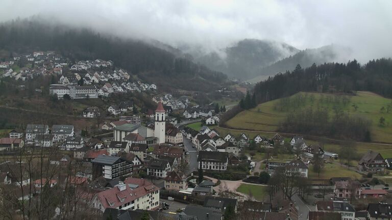 Dieses Bild zeigt eine Webcam-Aufnahme von Ottenhöfen, aufgenommen am Freitag, den 20.02.2026 um 11:10 Uhr