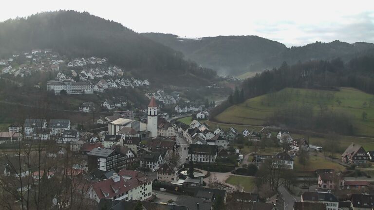 Dieses Bild zeigt eine Webcam-Aufnahme von Ottenhöfen, aufgenommen am Samstag, den 31.01.2026 um 08:20 Uhr