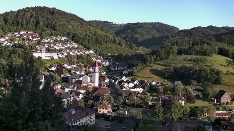 Dieses Bild zeigt eine Webcam-Aufnahme von Ottenhöfen, aufgenommen am Freitag, den 05.06.2026 um 20:00 Uhr