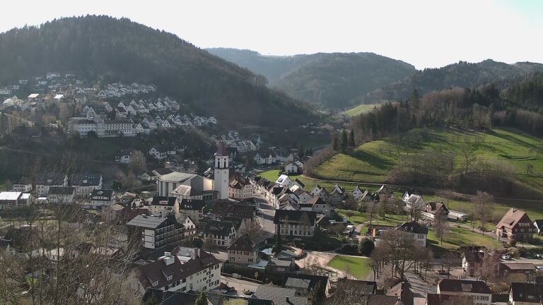 Dieses Bild zeigt eine Webcam-Aufnahme von Ottenhöfen, aufgenommen am Mittwoch, den 18.03.2026 um 09:20 Uhr