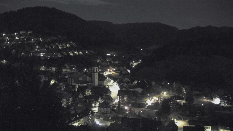 Dieses Bild zeigt eine Webcam-Aufnahme von Ottenhöfen, aufgenommen am Mittwoch, den 30.09.2026 um 02:00 Uhr