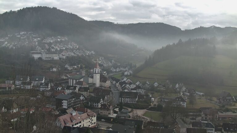 Dieses Bild zeigt eine Webcam-Aufnahme von Ottenhöfen, aufgenommen am Montag, den 02.02.2026 um 15:20 Uhr