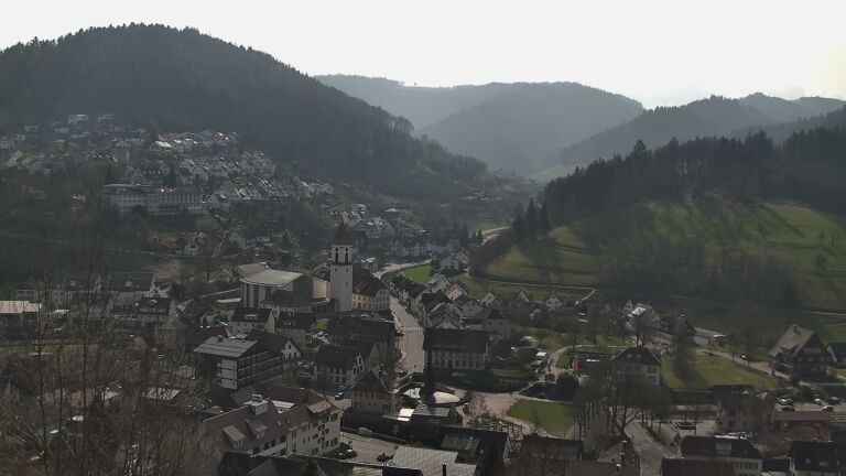 Dieses Bild zeigt eine Webcam-Aufnahme von Ottenhöfen, aufgenommen am Montag, den 09.03.2026 um 11:30 Uhr