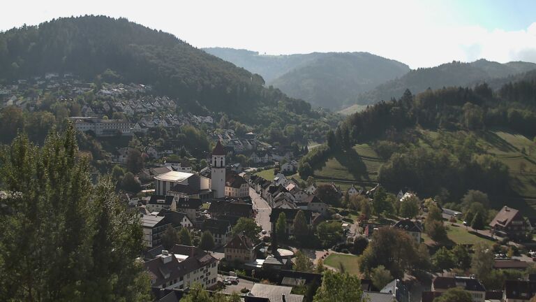 Dieses Bild zeigt eine Webcam-Aufnahme von Ottenhöfen, aufgenommen am Montag, den 05.10.2026 um 11:40 Uhr