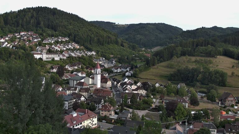 Dieses Bild zeigt eine Webcam-Aufnahme von Ottenhöfen, aufgenommen am Freitag, den 24.07.2026 um 19:50 Uhr