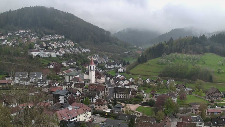 Dieses Bild zeigt eine Webcam-Aufnahme von Ottenhöfen, aufgenommen am Dienstag, den 14.04.2026 um 11:00 Uhr