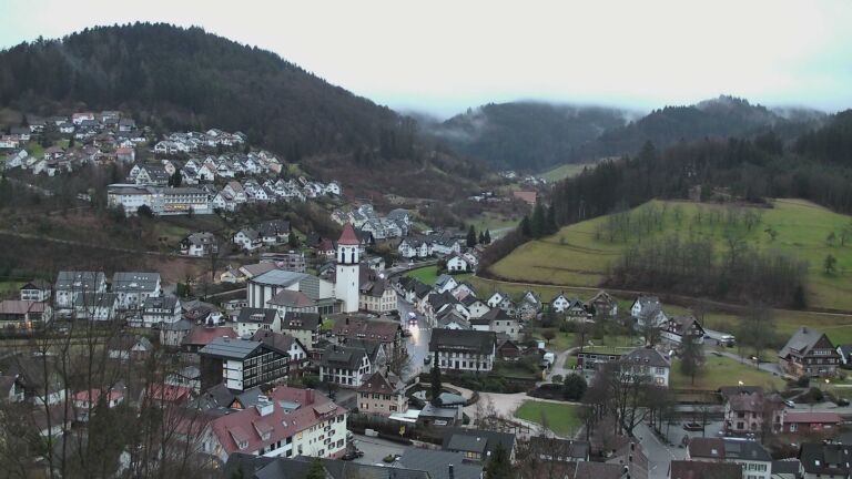 Dieses Bild zeigt eine Webcam-Aufnahme von Ottenhöfen, aufgenommen am Dienstag, den 24.02.2026 um 07:20 Uhr