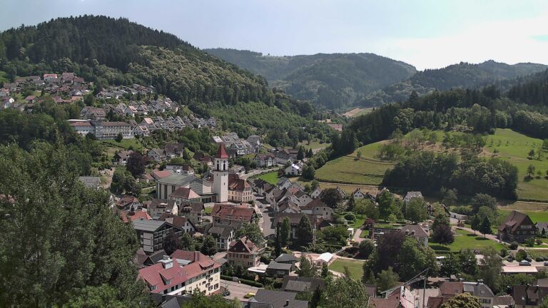 Dieses Bild zeigt eine Webcam-Aufnahme von Ottenhöfen, aufgenommen am Montag, den 22.06.2026 um 14:50 Uhr