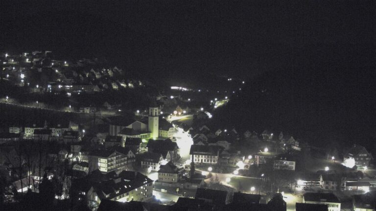 Dieses Bild zeigt eine Webcam-Aufnahme von Ottenhöfen, aufgenommen am Sonntag, den 22.03.2026 um 05:00 Uhr