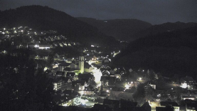 Dieses Bild zeigt eine Webcam-Aufnahme von Ottenhöfen, aufgenommen am Freitag, den 09.10.2026 um 06:50 Uhr