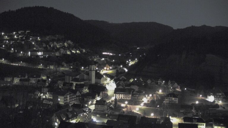 Dieses Bild zeigt eine Webcam-Aufnahme von Ottenhöfen, aufgenommen am Donnerstag, den 05.03.2026 um 02:00 Uhr