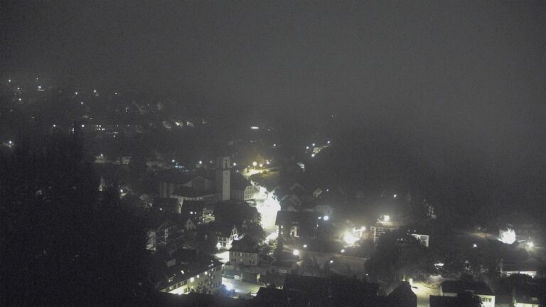 Dieses Bild zeigt eine Webcam-Aufnahme von Ottenhöfen, aufgenommen am Mittwoch, den 26.08.2026 um 03:00 Uhr
