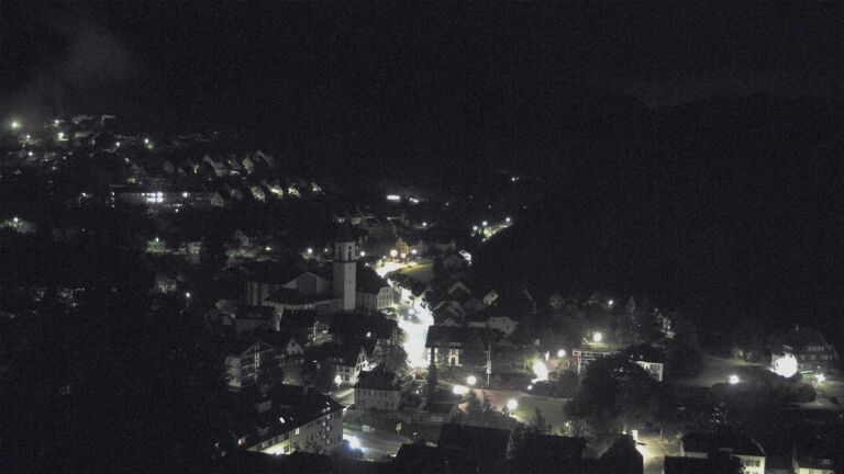 Dieses Bild zeigt eine Webcam-Aufnahme von Ottenhöfen, aufgenommen am Montag, den 11.05.2026 um 01:30 Uhr