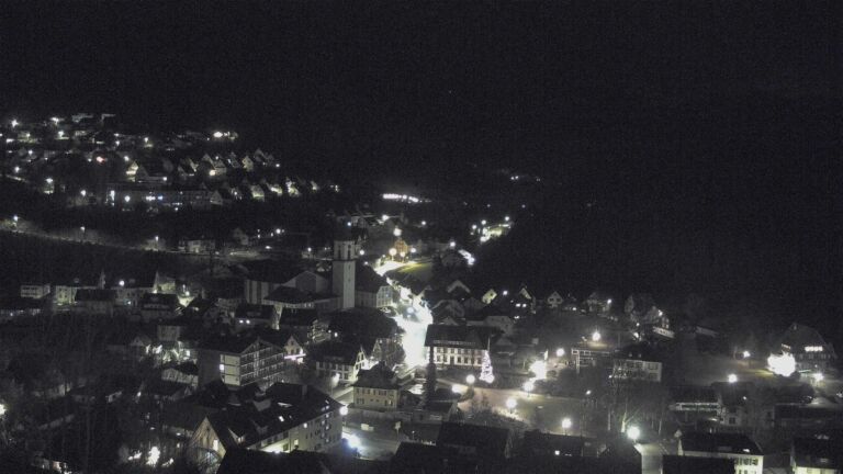 Dieses Bild zeigt eine Webcam-Aufnahme von Ottenhöfen, aufgenommen am Samstag, den 10.01.2026 um 00:00 Uhr