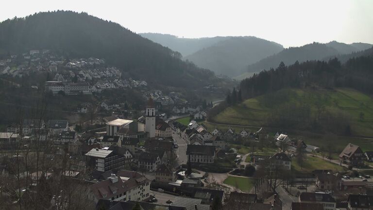 Dieses Bild zeigt eine Webcam-Aufnahme von Ottenhöfen, aufgenommen am Montag, den 09.03.2026 um 10:40 Uhr