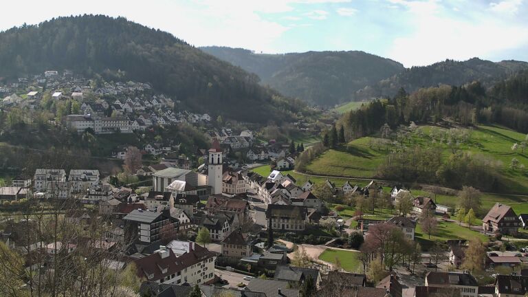 Dieses Bild zeigt eine Webcam-Aufnahme von Ottenhöfen, aufgenommen am Samstag, den 11.04.2026 um 10:20 Uhr