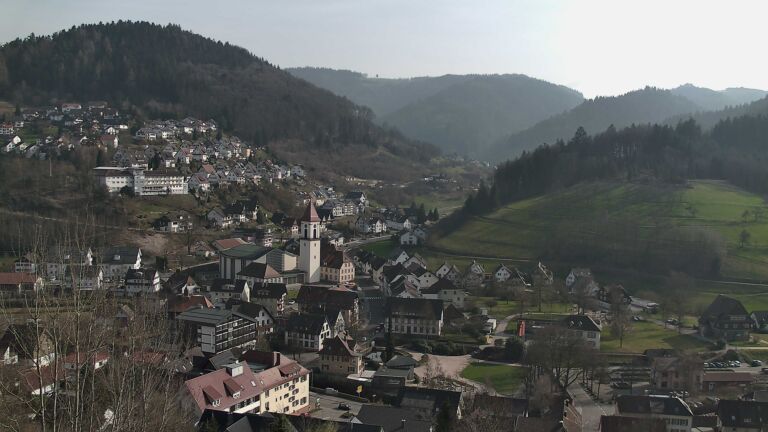 Dieses Bild zeigt eine Webcam-Aufnahme von Ottenhöfen, aufgenommen am Sonntag, den 08.03.2026 um 15:20 Uhr