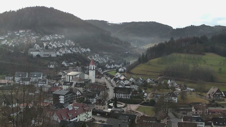 Dieses Bild zeigt eine Webcam-Aufnahme von Ottenhöfen, aufgenommen am Samstag, den 31.01.2026 um 08:30 Uhr