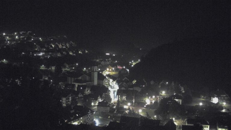 Dieses Bild zeigt eine Webcam-Aufnahme von Ottenhöfen, aufgenommen am Donnerstag, den 14.05.2026 um 00:00 Uhr