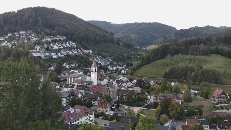 Dieses Bild zeigt eine Webcam-Aufnahme von Ottenhöfen, aufgenommen am Dienstag, den 29.09.2026 um 07:50 Uhr