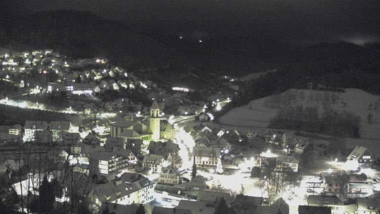 Dieses Bild zeigt eine Webcam-Aufnahme von Ottenhöfen, aufgenommen am Freitag, den 02.01.2026 um 06:40 Uhr