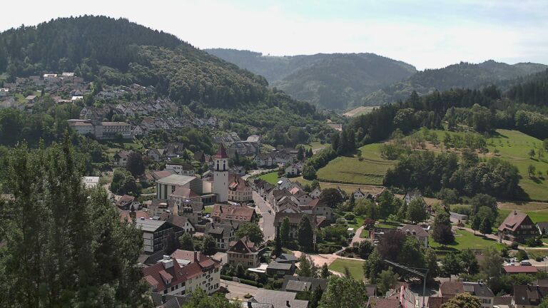 Dieses Bild zeigt eine Webcam-Aufnahme von Ottenhöfen, aufgenommen am Dienstag, den 23.06.2026 um 11:50 Uhr