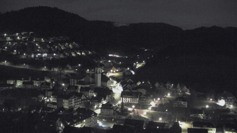 Dieses Bild zeigt eine Webcam-Aufnahme von Ottenhöfen, aufgenommen am Montag, den 30.03.2026 um 01:30 Uhr