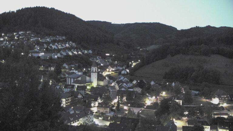 Dieses Bild zeigt eine Webcam-Aufnahme von Ottenhöfen, aufgenommen am Sonntag, den 13.09.2026 um 06:20 Uhr