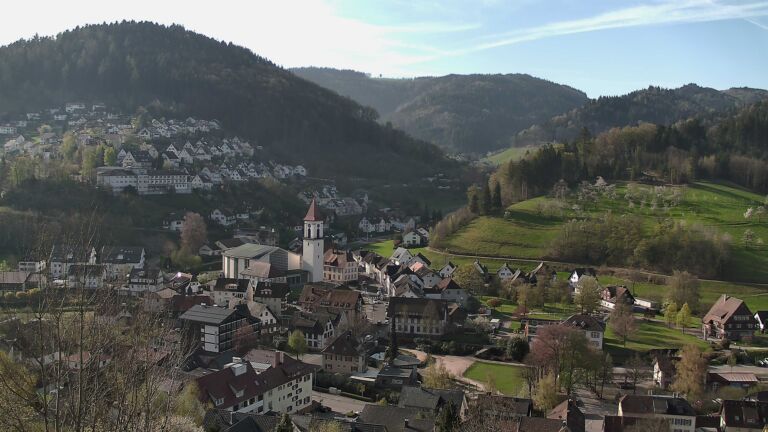 Dieses Bild zeigt eine Webcam-Aufnahme von Ottenhöfen, aufgenommen am Samstag, den 11.04.2026 um 09:20 Uhr