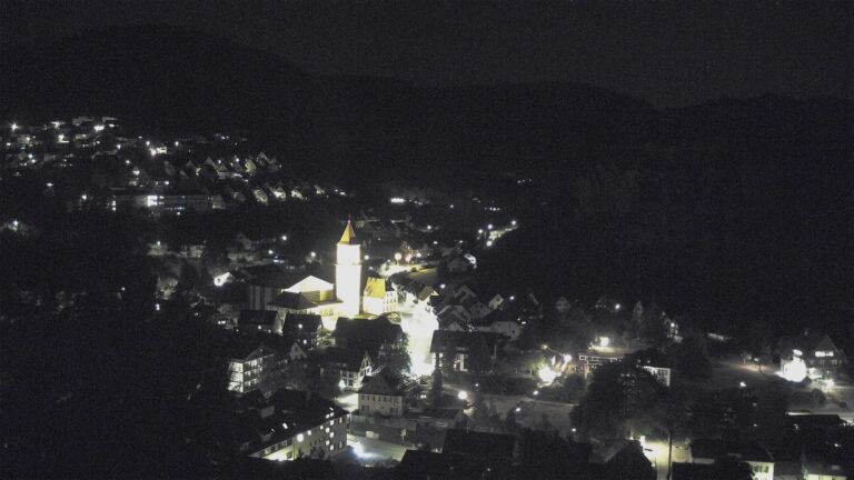 Dieses Bild zeigt eine Webcam-Aufnahme von Ottenhöfen, aufgenommen am Dienstag, den 11.08.2026 um 22:30 Uhr