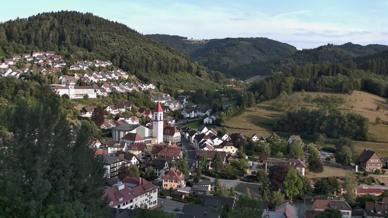 Dieses Bild zeigt eine Webcam-Aufnahme von Ottenhöfen, aufgenommen am Montag, den 13.07.2026 um 20:00 Uhr