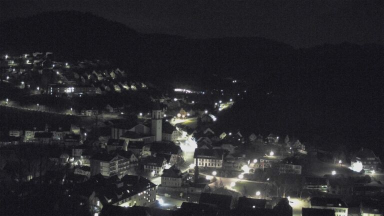 Dieses Bild zeigt eine Webcam-Aufnahme von Ottenhöfen, aufgenommen am Mittwoch, den 25.03.2026 um 01:30 Uhr