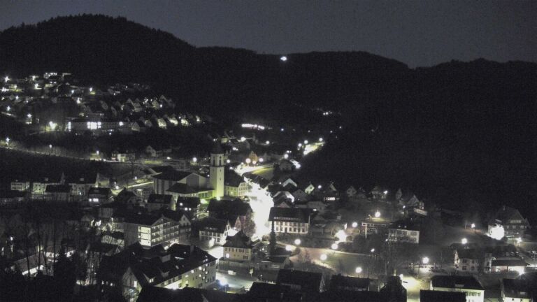 Dieses Bild zeigt eine Webcam-Aufnahme von Ottenhöfen, aufgenommen am Freitag, den 27.02.2026 um 06:10 Uhr