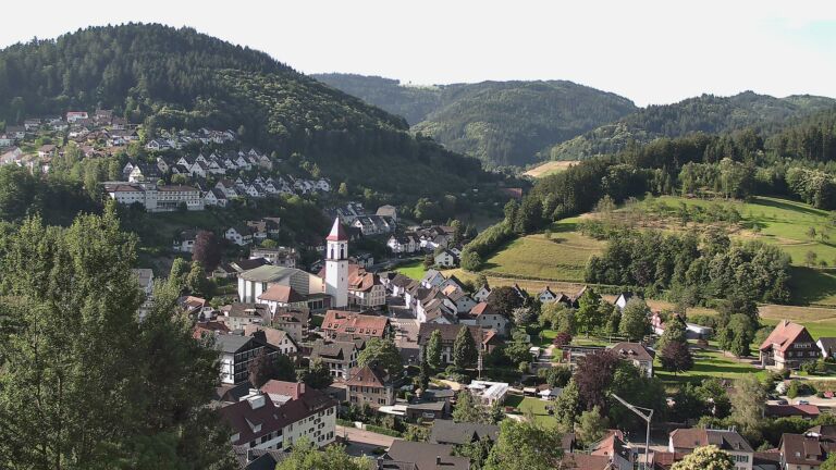Dieses Bild zeigt eine Webcam-Aufnahme von Ottenhöfen, aufgenommen am Freitag, den 19.06.2026 um 08:20 Uhr
